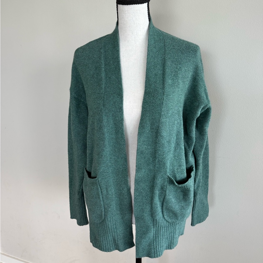 a new day Teal Open-Front Cardigan